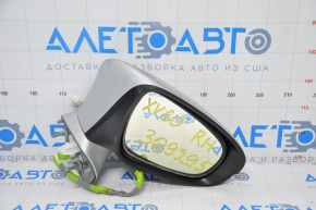 Side mirror right assembly Lexus ES300h ES350 13-15 13 pins, turn signal, silver