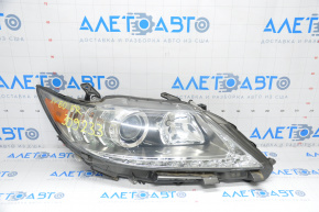 Front right headlight complete Lexus ES300h ES350 13-15 prerest xenon + LED DRL, broken fastener