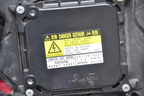 Front right headlight complete Lexus ES300h ES350 13-15 prerest xenon + LED DRL, broken fastener