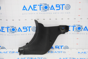 Front pillar trim left lower Mazda 3 14-18 BM black, worn