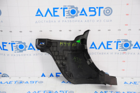Front pillar trim left lower Mazda 3 14-18 BM black, worn