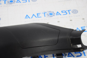 Front pillar trim left lower Mazda 3 14-18 BM black, worn