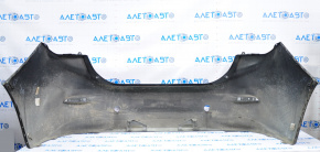Rear bumper bare Mazda 3 14-18 BM scratches, painted, cracked mount
