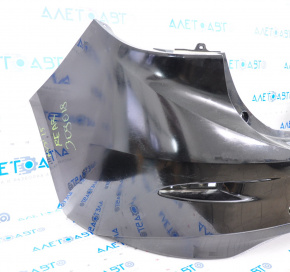 Rear bumper bare Mazda 3 14-18 BM scratches, painted, cracked mount