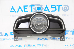 Instrument cluster Mazda 3 14-16 BM without display, without tachometer 121k scratches