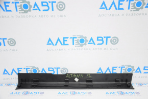 Door sill trim front left inner Nissan Altima 13-15 black, worn