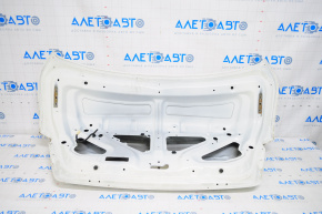 Trunk lid Nissan Altima 16-18 rest, white QAK, dents, bumps