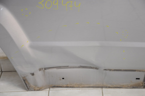 Bare rear right door Jeep Patriot 11-17 silver PSC, dented bottom, bumps