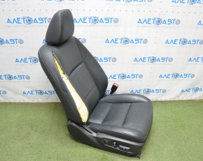 Passenger seat Lexus ES300h ES350 13-14 without airbag, electric, leather black, shot