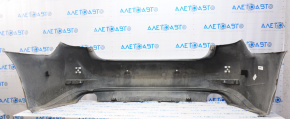Bare rear bumper Lexus ES350 13-15 pre-restyling, silver, for parking brake, broken fasteners, tears, dents, scratches