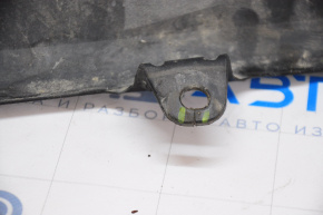 Bare rear bumper Lexus ES350 13-15 pre-restyling, silver, for parking brake, broken fasteners, tears, dents, scratches