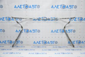 Front bumper grille frame Lexus ES300h ES350 13-15 prerest chrome swollen chrome