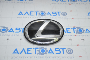 Emblem grille radiator grill Lexus ES350 13-18 black, chipped, loose fasteners
