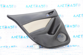 Door trim card rear left Mazda 3 14-16 BM black, with gray insert, scratches