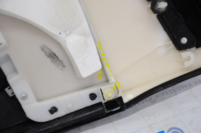 Door trim card front left Mazda 3 14-16 BM black, with gray insert, scratches, cracks
