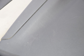 Door trim card front left Mazda 3 14-16 BM black, with gray insert, scratches, cracks