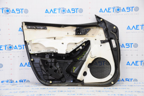 Door trim card front right Mazda 3 14-16 BM black, with gray insert, scratch