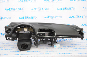 Torpedo front panel without AIRBAG Mazda 3 14-18 BM black, scratch