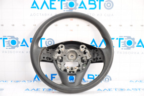 Naked steering wheel Mazda 3 14-16 BM prerest, rubber, black, with pads