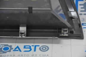 Glove box, glove compartment Toyota Prius V 12-14 upper dark gray, broken fasteners, scratch, scuffed