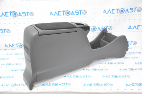 Toyota Prius V 12-14 center console with armrest and cup holders, dark gray, complete