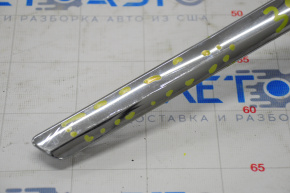 Rear bumper molding left VW CC 13-17 rest chrome, broken fastener, cracks