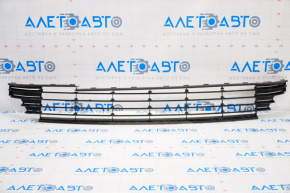 Lower grille of the front bumper central VW CC 13-17 rest without parking sensors, cracked