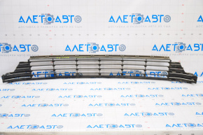 Lower grille of the front bumper central VW CC 13-17 rest without parking sensors, cracked