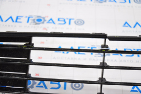 Lower grille of the front bumper central VW CC 13-17 rest without parking sensors, cracked