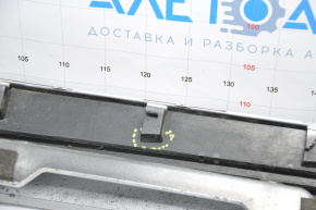 Right threshold Lexus ES300h ES350 13-18 silver, broken fastener, dented, defective lower fasteners