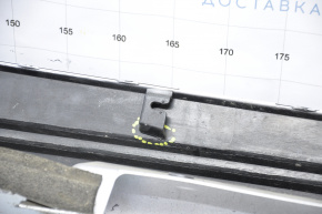 Right threshold Lexus ES300h ES350 13-18 silver, broken fastener, dented, defective lower fasteners