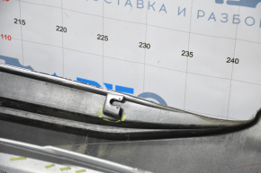 Right threshold Lexus ES300h ES350 13-18 silver, broken fastener, dented, defective lower fasteners