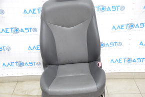 Passenger seat Toyota Prius V 12-17 without airbag, leather dark gray