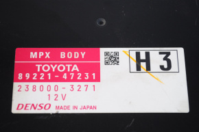 COMPUTER, MULTIPLEX NETWORK BODY Toyota Prius V 12-17 break