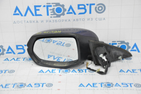 Left side mirror complete Honda HR-V 16-22 6 pins, turn signal, heated, blue B594P