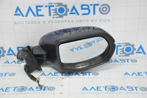 Side mirror right assembly Honda HR-V 16-18 12 pins, camera, turn signal, heating, blue B594P