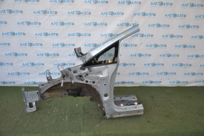 Front quarter left Toyota Prius V 12-17 blue