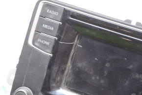 Tape recorder monitor radio VW Jetta 11-18 USA 6 buttons, scratches