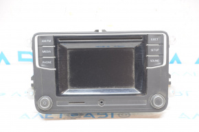 Monitor, display VW Passat b8 16-19 USA 6 buttons, chip broken, scratch