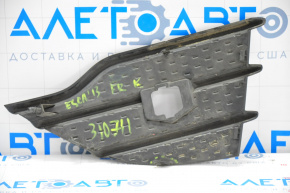 Front bumper grille right Ford Escape MK3 13-16 prerest mat, breakage krep
