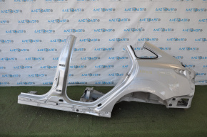 Quarter wing rear left Ford Focus mk3 11-18 4d silver, with central pillar
