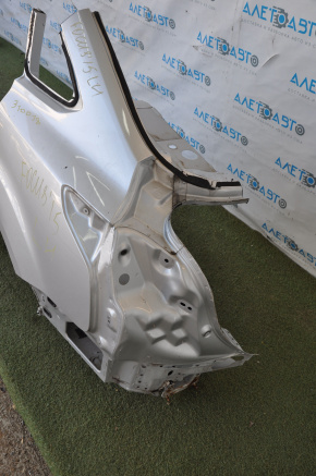 Quarter wing rear left Ford Focus mk3 11-18 4d silver, with central pillar