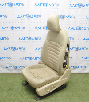 Driver's seat Ford Fusion mk5 13-15 without airbag, electric, beige cloth, dry-cleanable