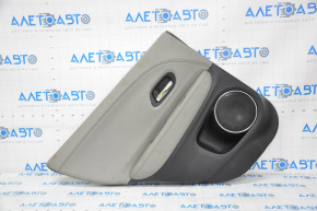 Door trim card rear left Honda HR-V 16-18 black with gray insert, for dry cleaning