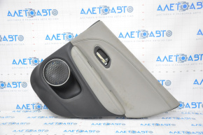 Door trim card rear right Honda HR-V 16-18 black with gray insert, for dry cleaning