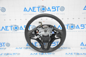 Naked steering wheel Honda HR-V 16-22 leather black, with pads, under petals