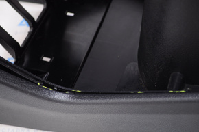 Central console armrest and cup holders Honda HR-V 16-22 leather gray, dry cleanable