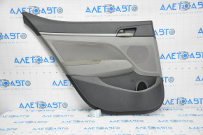 Door trim card rear left Hyundai Elantra AD 17-18 gray for dry cleaning