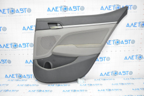 Door trim card rear right Hyundai Elantra AD 17-18 rag gray for dry cleaning