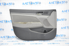 Door trim card front left Hyundai Elantra AD 17-18 rag gray for dry cleaning